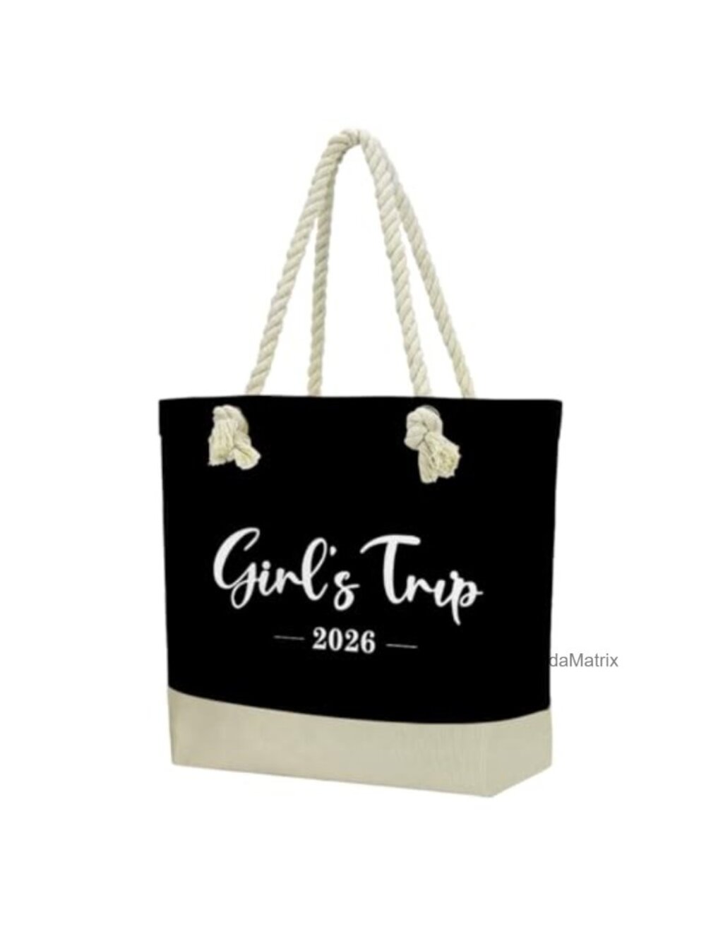 Large Waterproof Memory Fabric Tote Bag Zippered Beach Travel Gym